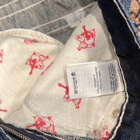 True religion big stick mens jeans hemmed 36x30 - Picture 3 of 4